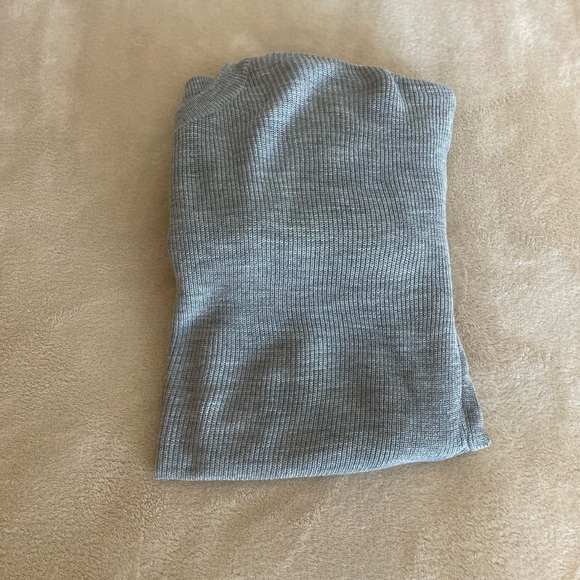 Tie Front Cozy Crewneck Knit Sweater - Size M - Picture 10 of 10